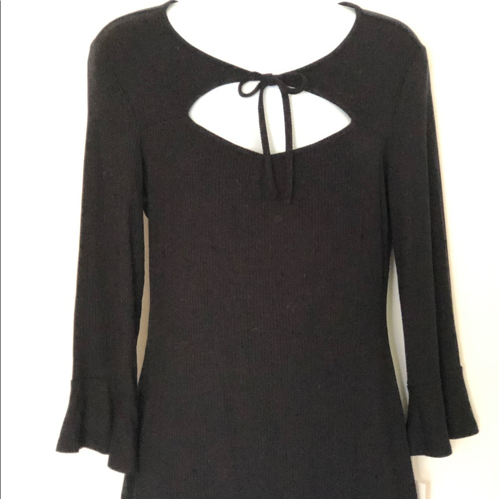 🔴SOLD🔴 Candie’s Black Cut Out Top,  NWT